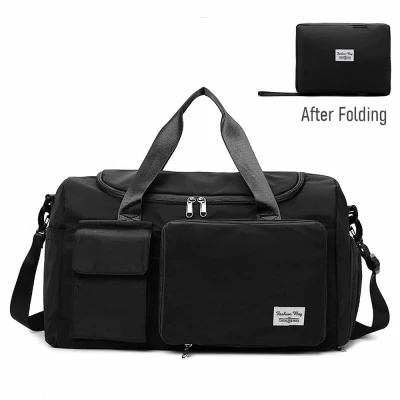 Large Capacity Travel & Gym Bag Black