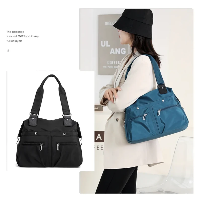 Women's Handbag Solid ( Blue colour )