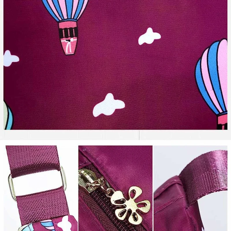 Korean sports travel shoulder bag ( purple colour )
