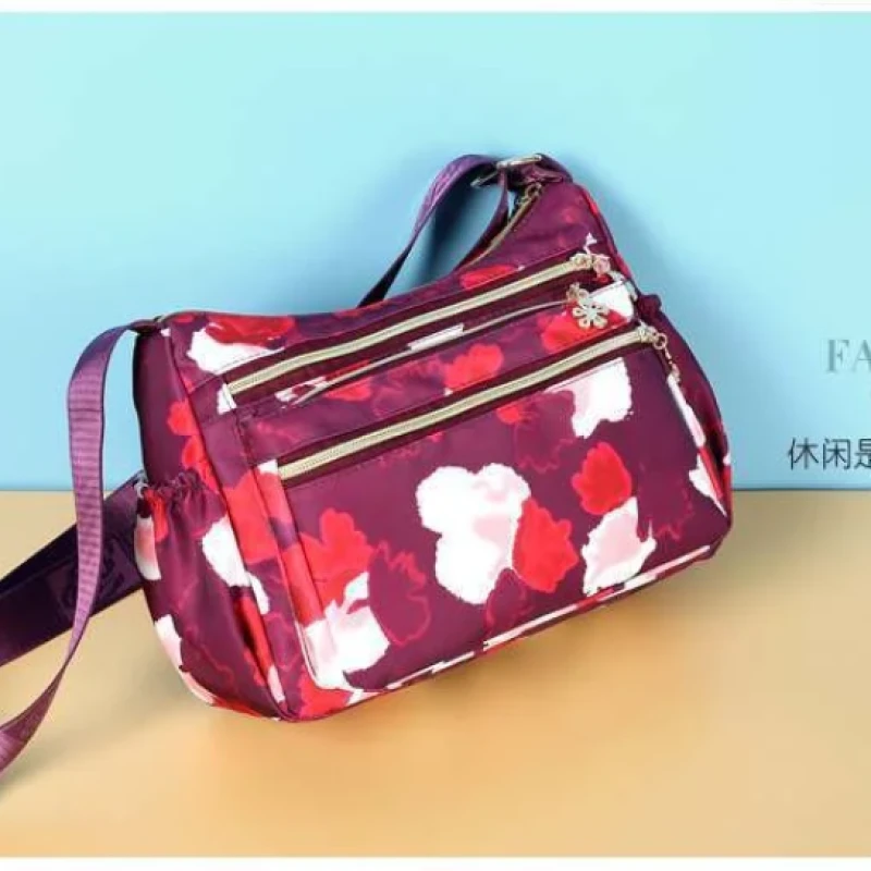 Korean sports travel shoulder bag ( Light Maroon colour )
