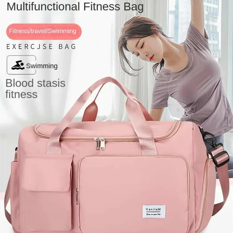 Large Capacity Travel & Gym Bag Pink