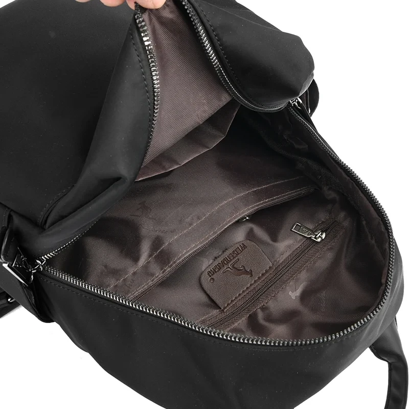 New Hot Women's Backpacks Designer High Quality Soft Nylon Simple Fashion Bag(Black)