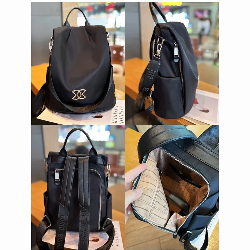 Women Large Capacity Outdoor Tote Bag ( black )