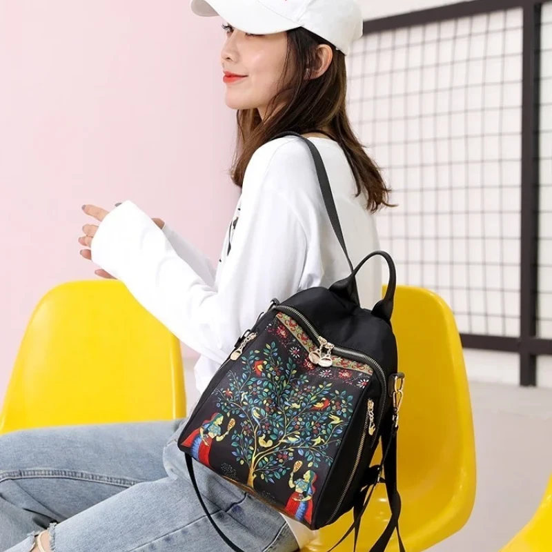New Female Backpacks High Capacity Waterproof 2